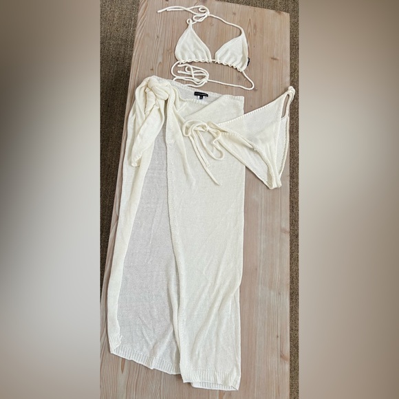 JLUX Label Ivory Hidden Oasis Bikini 3-piece Set - Picture 2 of 7